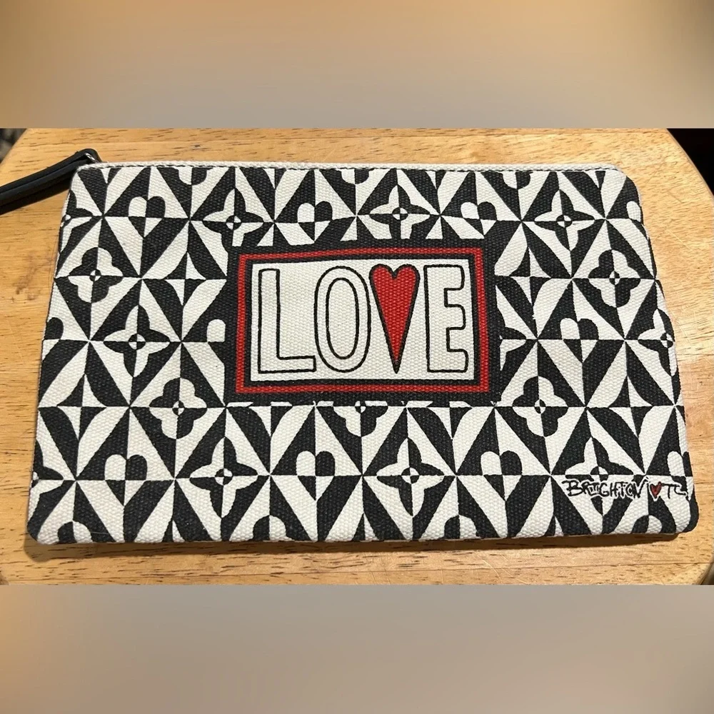 Brighton Jewelry Cosmetic Makeup Bag “ LOVE 